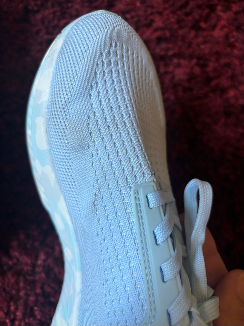 Flux Light Blue Knit Women's and Men’s Sneakers - Comfortable Lace-Up Trainers - Picture 10 of 10